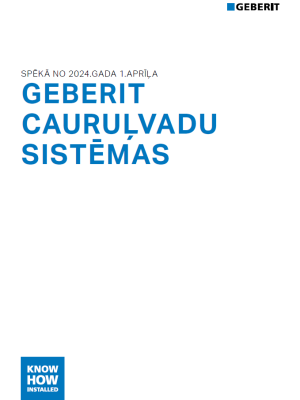 GEBERIT CAURUĻVADU SISTĒMAS