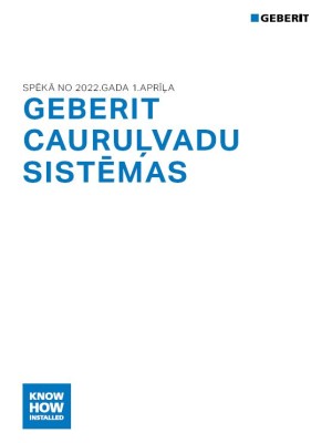 GEBERIT CAURUĻVADU SISTĒMAS