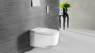 Geberit AquaClean Mera Comfort hromētā ar Sigma